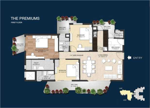 3 BHK Property for Sale in Sector 95, Gurgaon