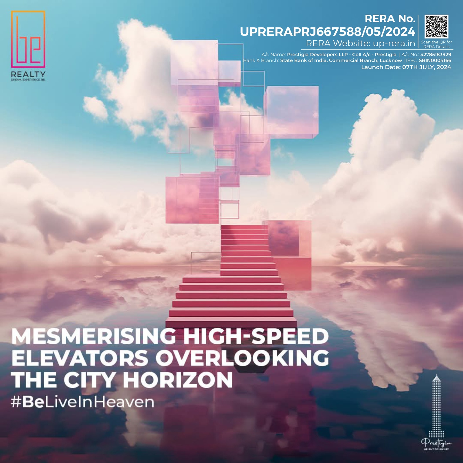 BE Prestigia Gomti Nagar Extension, Lucknow - Exclusive Luxury Residences