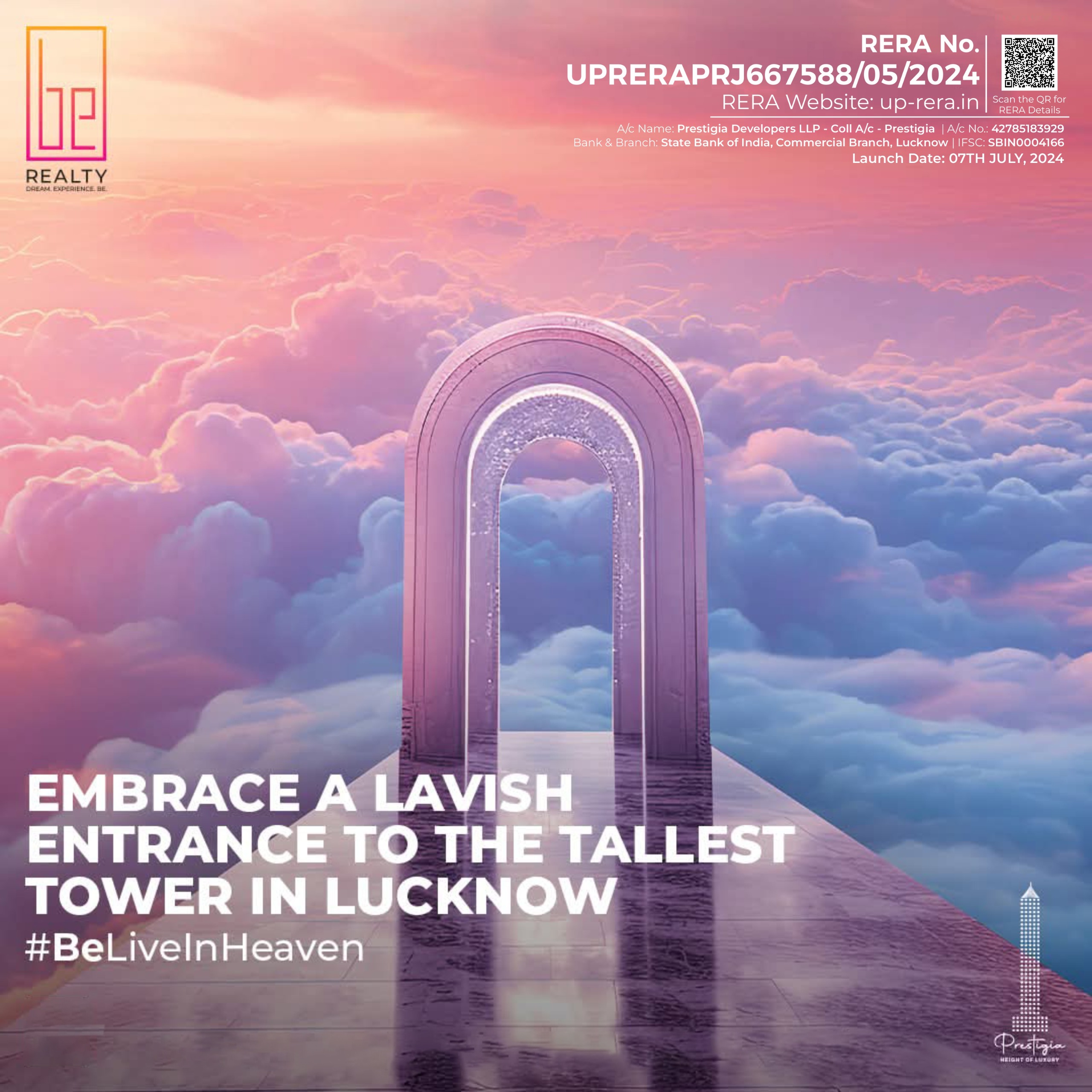 BE Prestigia Gomti Nagar Extension, Lucknow - Exclusive Luxury Residences