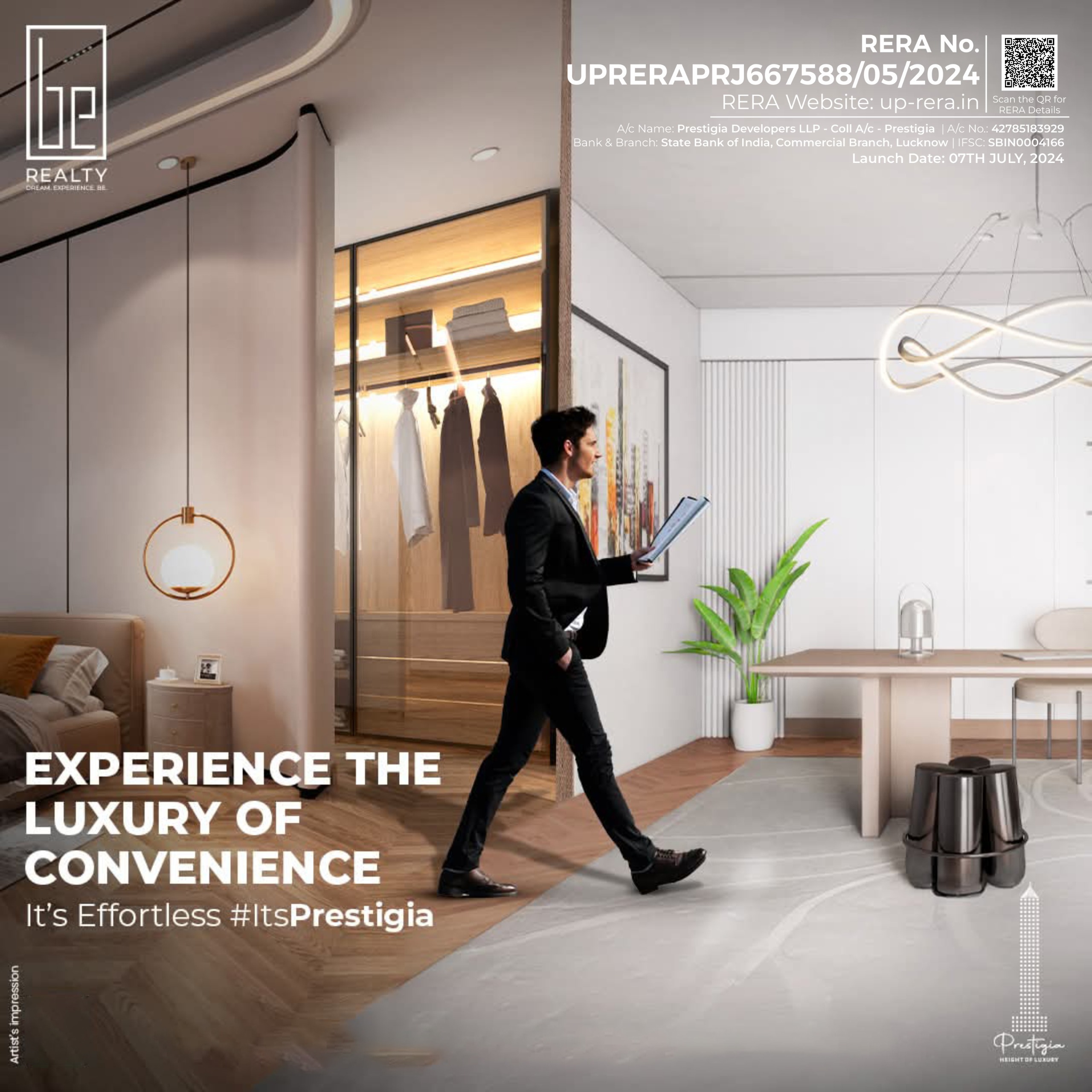 BE Prestigia Gomti Nagar Extension, Lucknow - Exclusive Luxury Residences