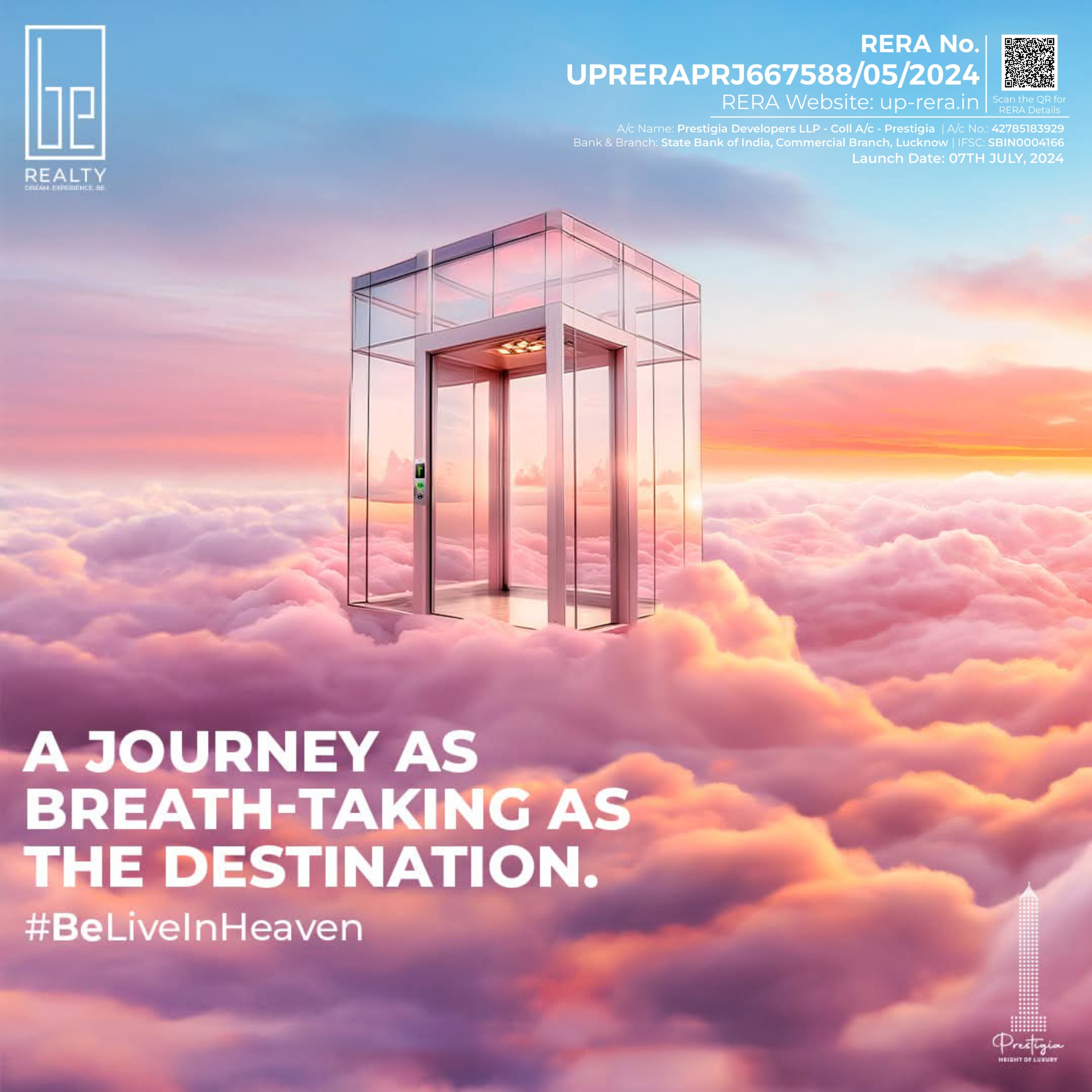 BE Prestigia Gomti Nagar Extension, Lucknow - Exclusive Luxury Residences