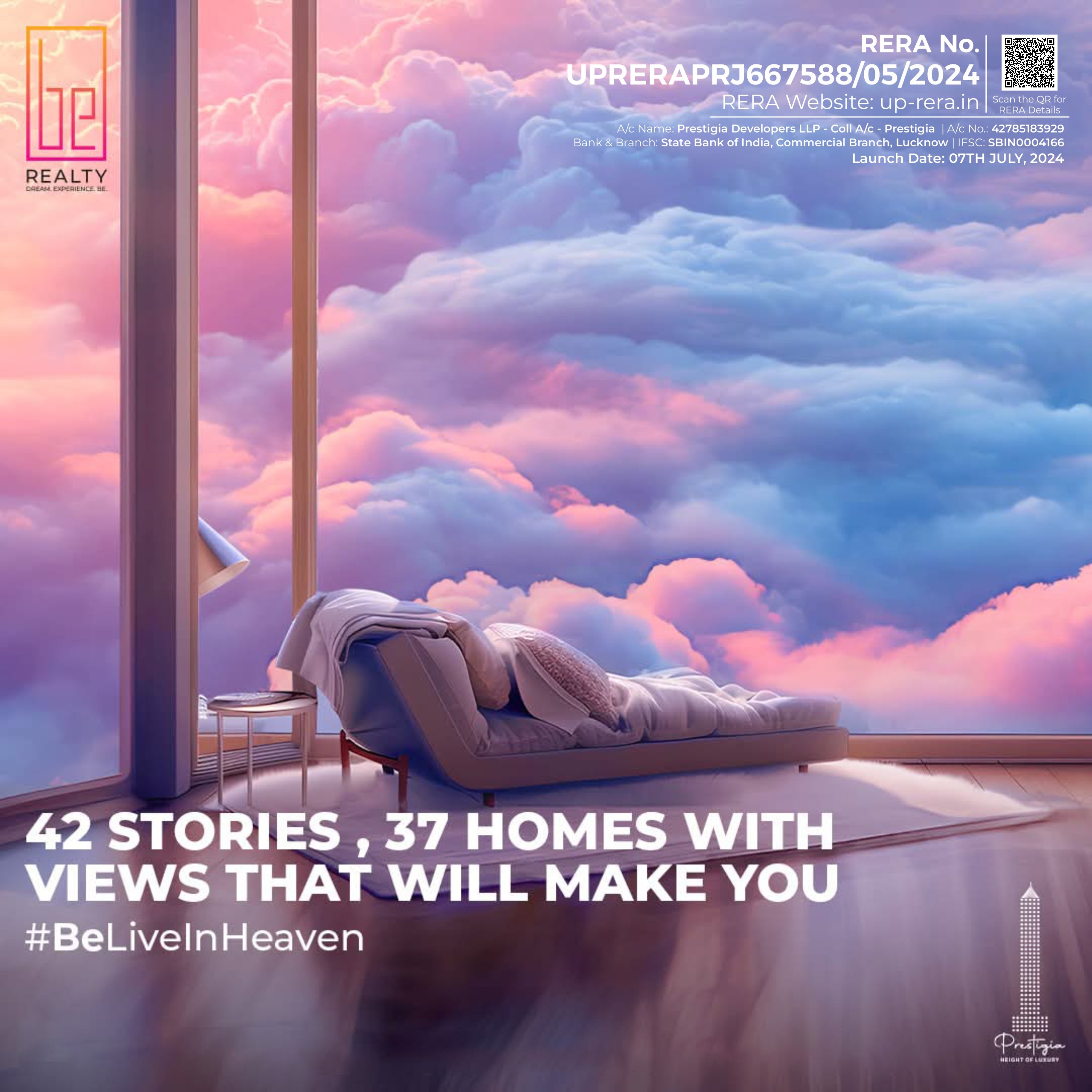 BE Prestigia Gomti Nagar Extension, Lucknow - Exclusive Luxury Residences