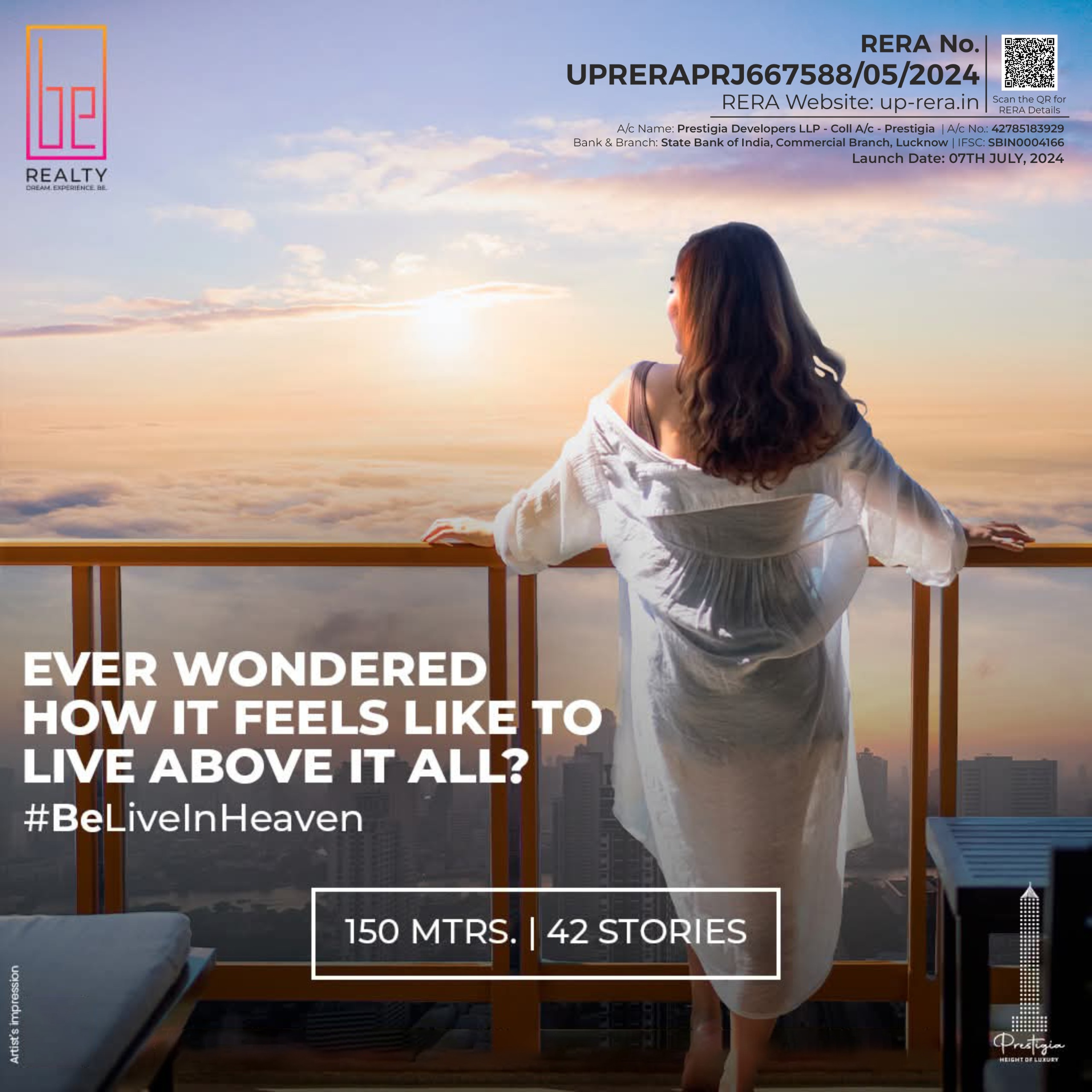 BE Prestigia Gomti Nagar Extension, Lucknow - Exclusive Luxury Residences