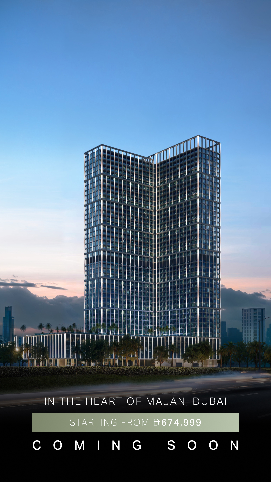 Binghatti Vintage – Studio, 1 & 2 Bedroom Apartments in Majan, Dubai