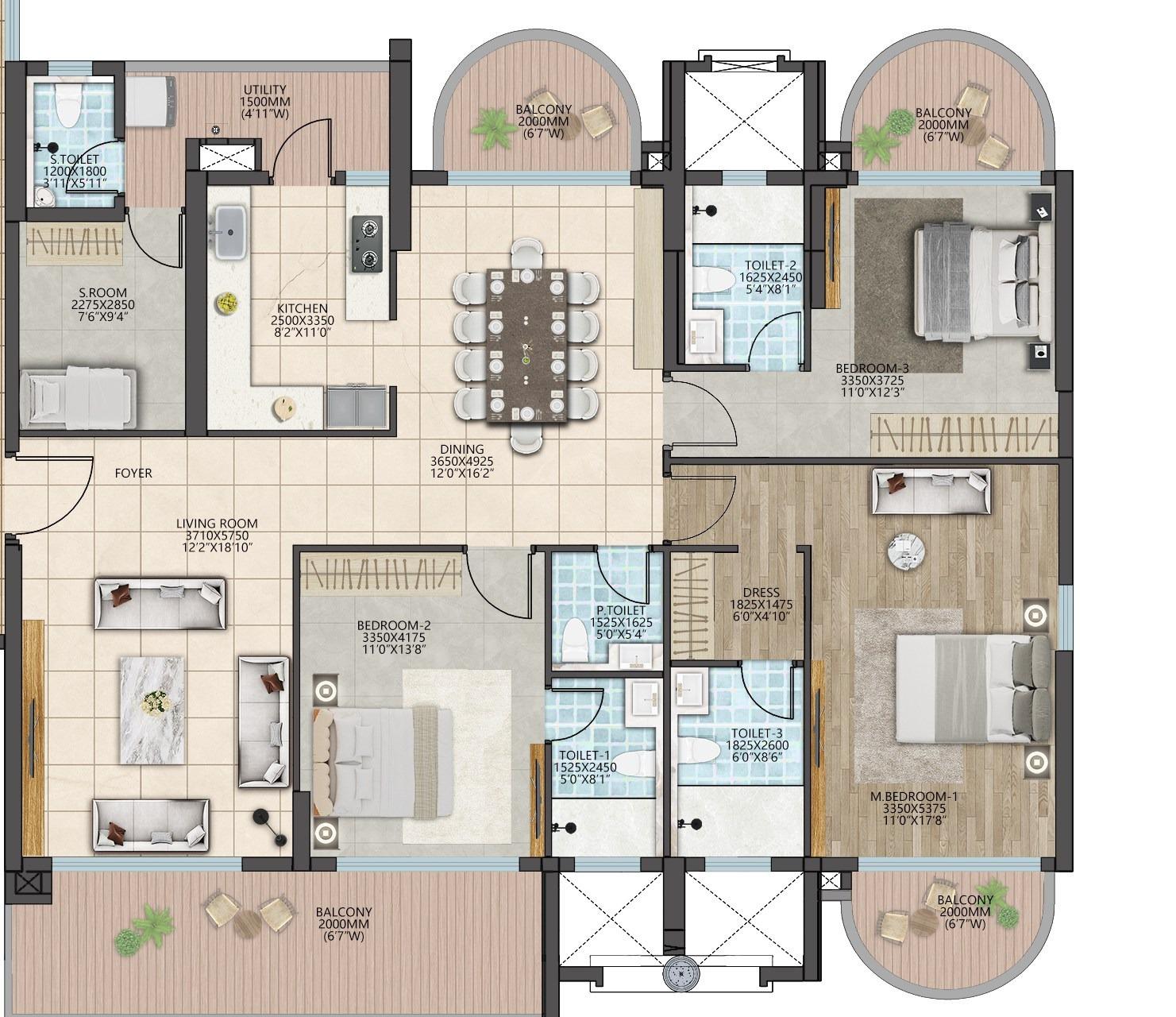 Buy Premium Apartment in Shalimar Courtyard, Varanasi