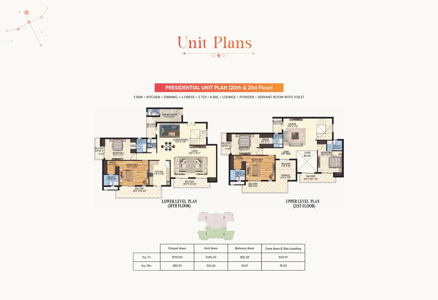 Luxury Apartments in Sushant Golf City, Lucknow