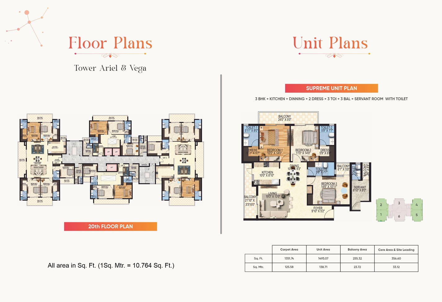 Luxury Apartments in Sushant Golf City, Lucknow