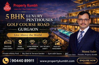 5 BHK luxury penthouses Golf Course Road Gurgaon