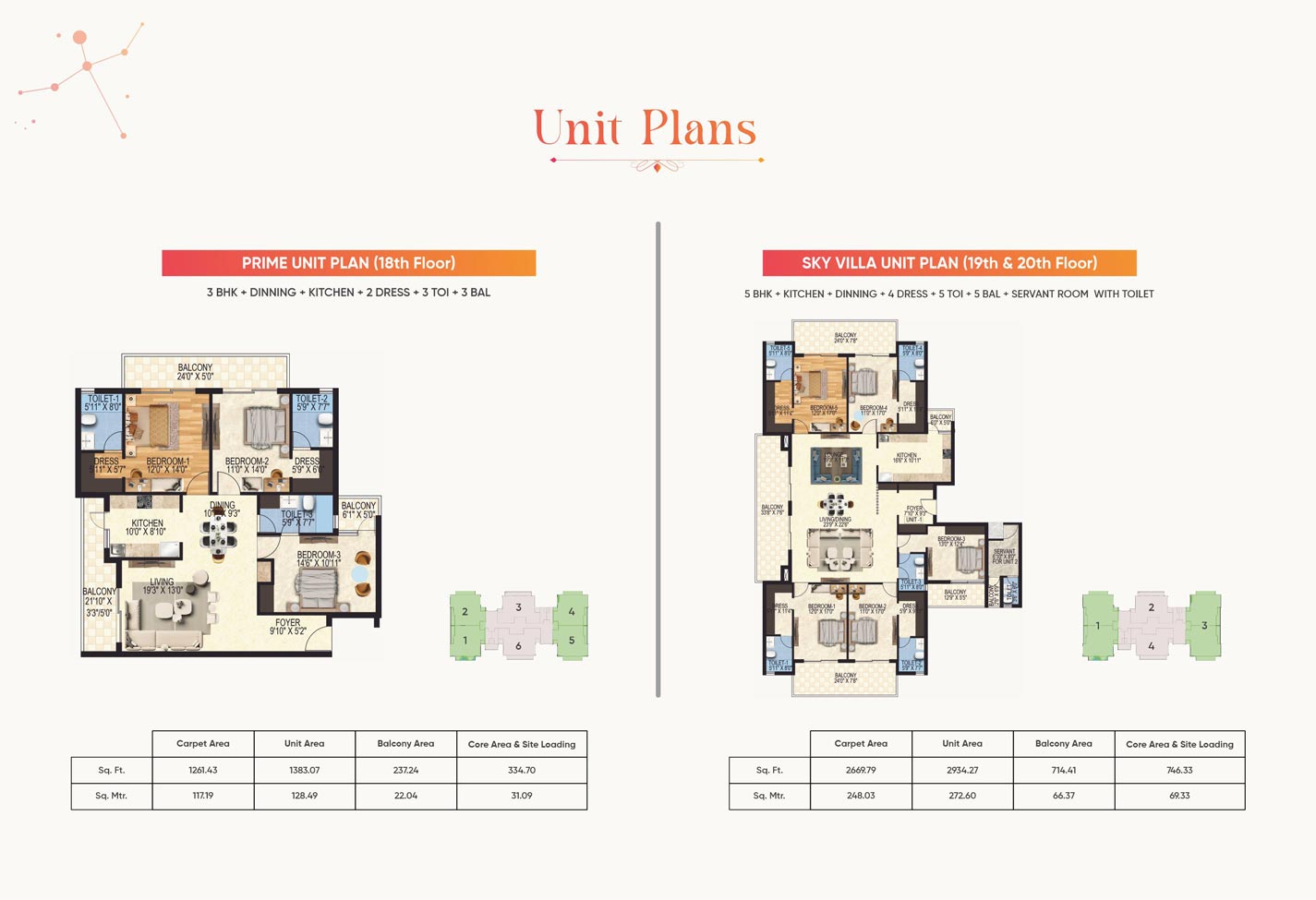 Luxury Apartments in Sushant Golf City, Lucknow