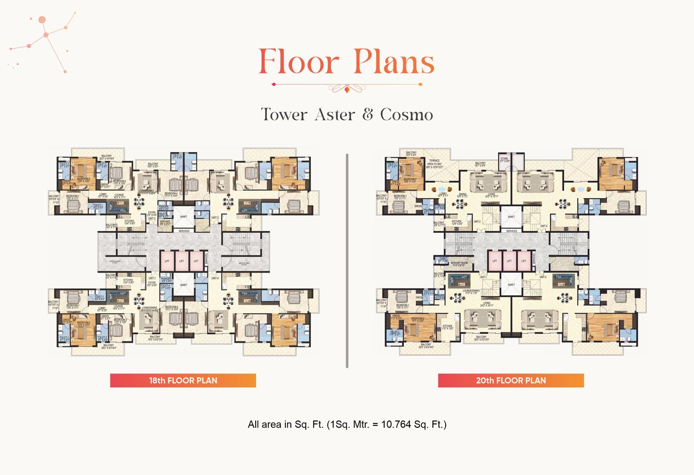 Luxury Apartments in Sushant Golf City, Lucknow