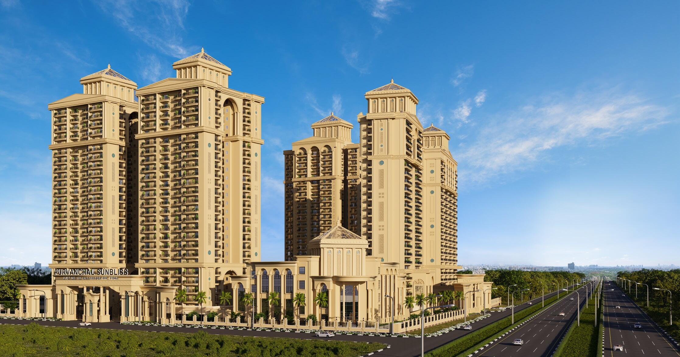 4 BHK Luxury Flats for Sale in Purvanchal Sunbliss, Greater Noida