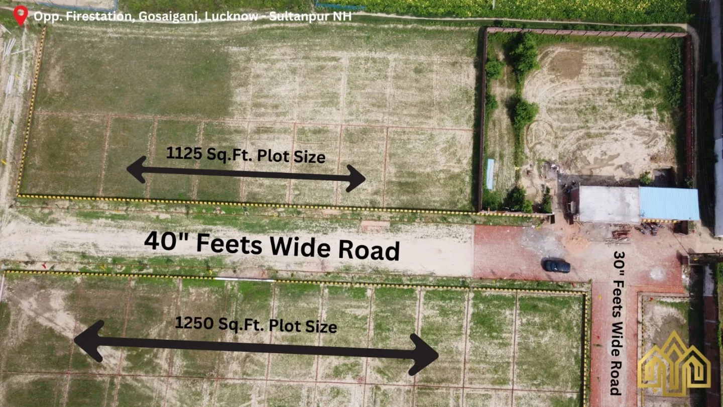 Zila Panchayat Approved Residential Plots for Sale in Gosaiganj, Lucknow – AASHRAY GREEN CITY