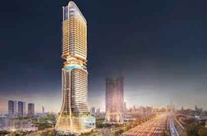 Aspire by Danube is a mixed‑use tower in Dubai Sports City