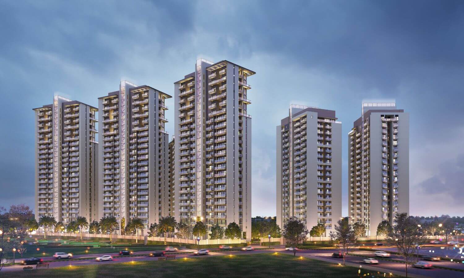 3 BHK Flats for Resale in Shalimar One World Belvedere Court
