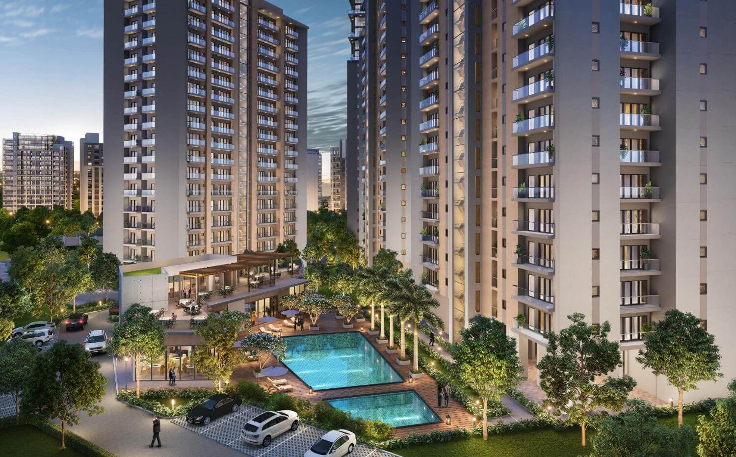 3 BHK Flats for Resale in Shalimar One World Belvedere Court