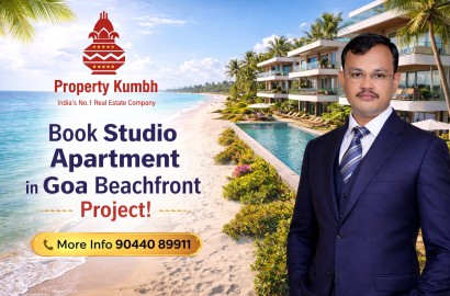 Book studio apartment in Goa beachfront project