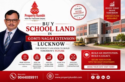 Buy School Land in Gomti Nagar Extension Lucknow