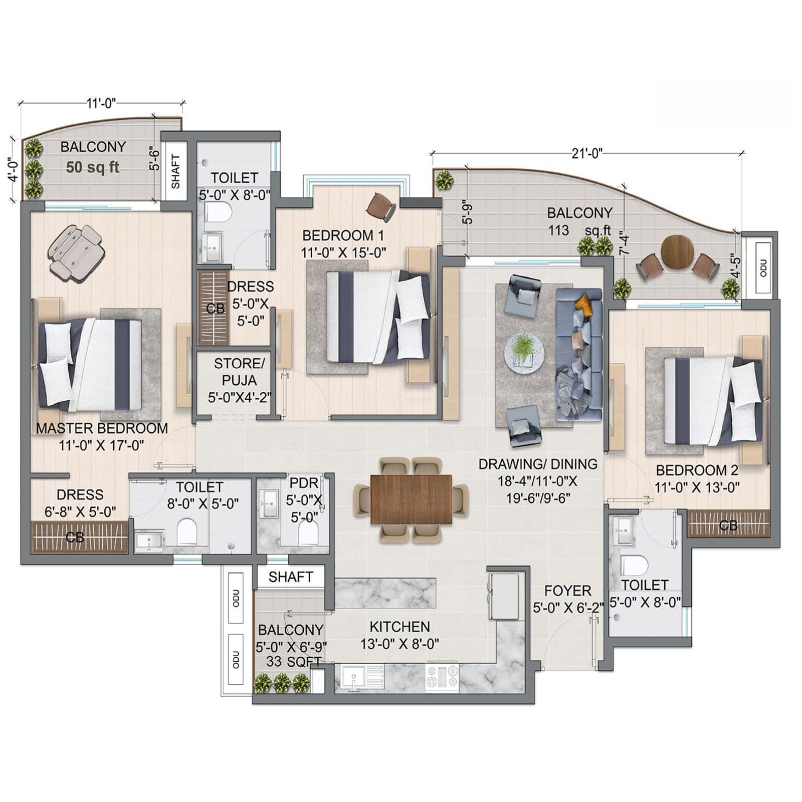 Luxury 2 BHK & 3 BHK Flats for Sale in Lucknow : Jashn Elevate