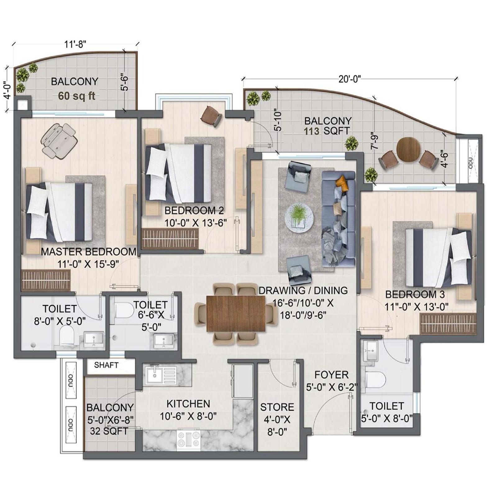 Luxury 2 BHK & 3 BHK Flats for Sale in Lucknow : Jashn Elevate