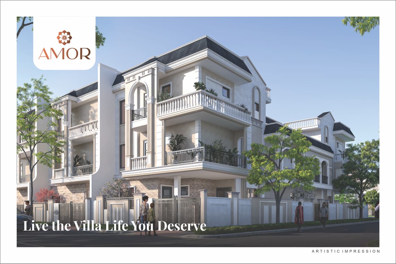 3 & 4BHK Duplex Villas Near Vikalp Khand Lucknow - Amore Villa