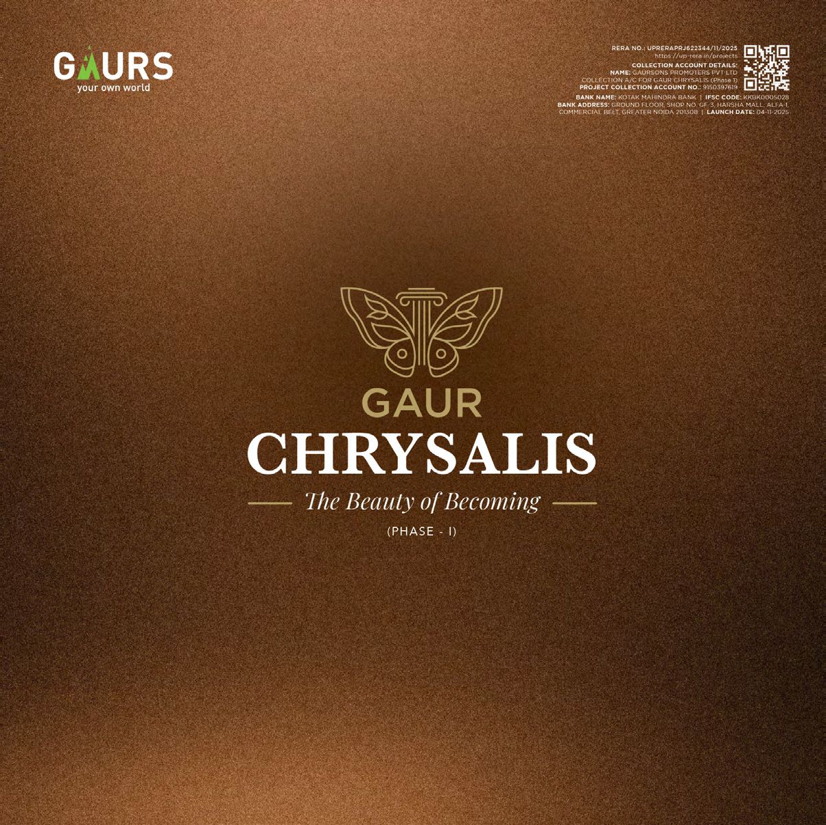 Gaur Chrysalis Sector 22D - 3/4 BHK Luxury Apartments
