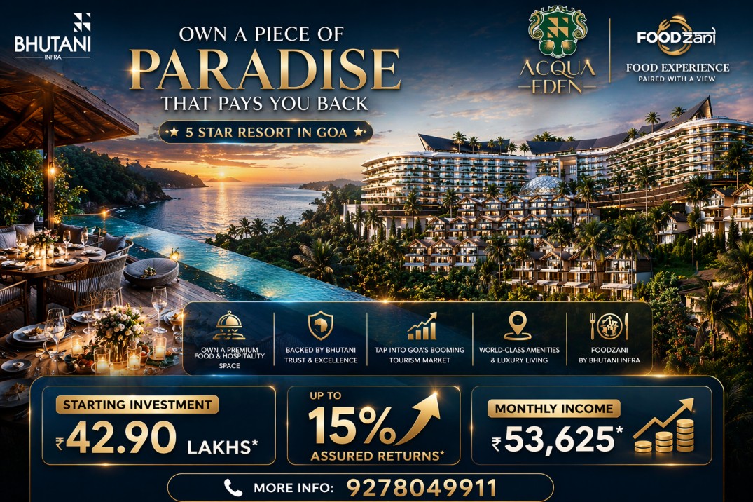 Invest in Acqua Eden Goa Food Courts ₹42.90L