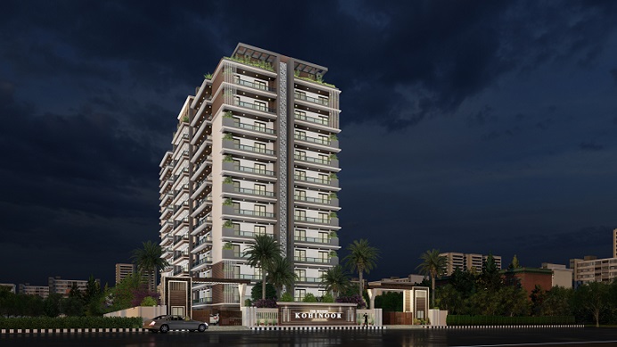 Luxury Flats for sale in Jankipuram Lucknow - The Woods Kohinoor