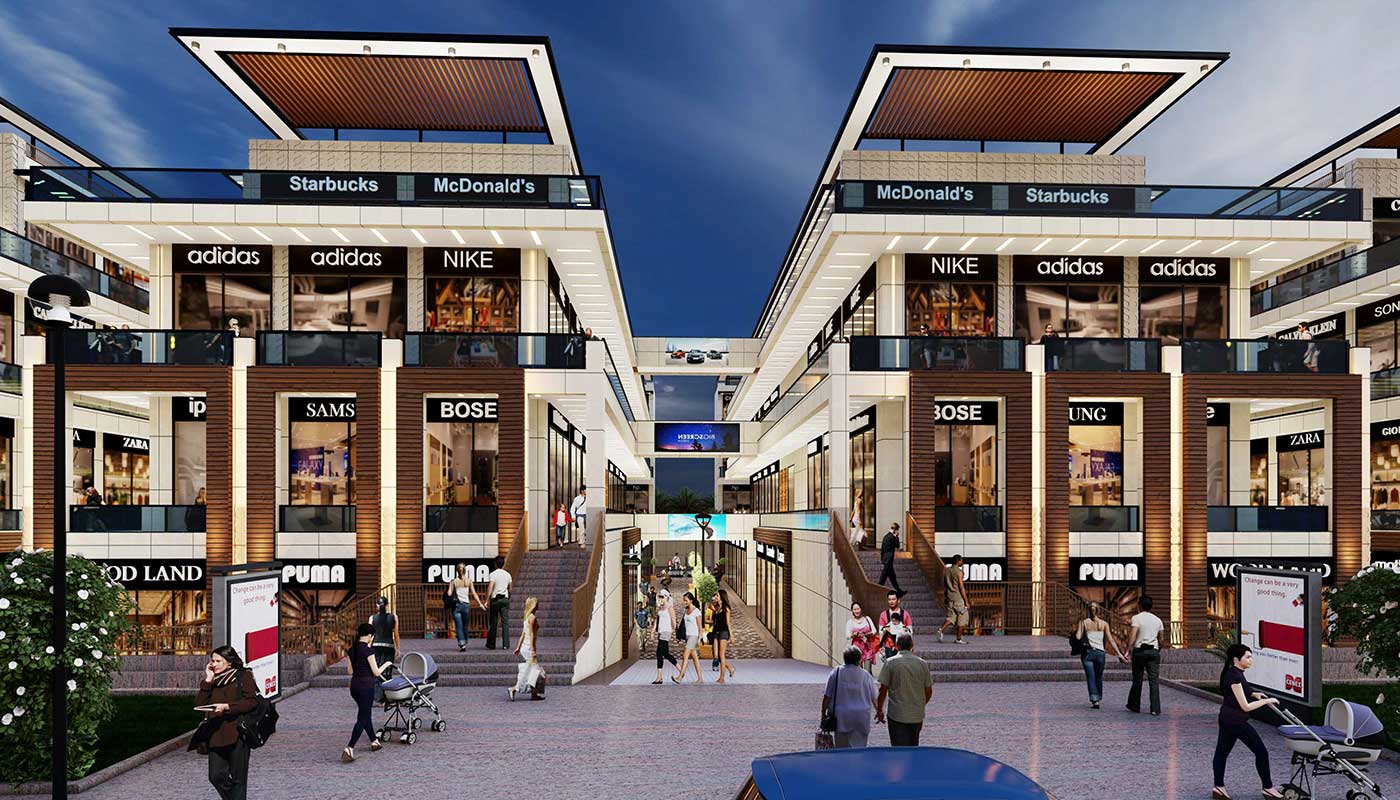 AIS The Galleria: Prime Commercial Shops for Sale in Gomti Nagar Lucknow