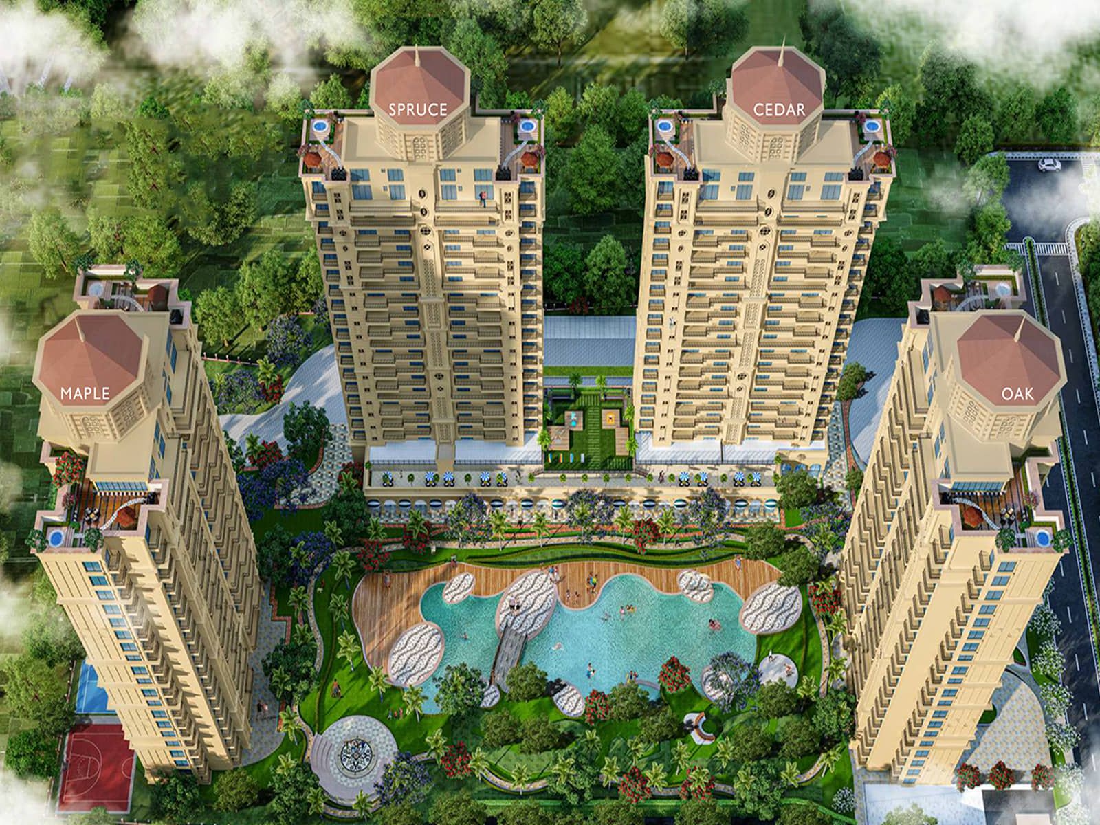 3 BHK Flats in Lucknow for Sale: Discover Luxury Living at Omaxe The Resort