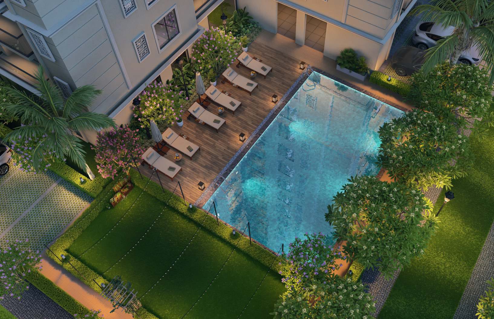 2, 3, 4 BHK Flats in Lucknow: Luxurious Living at DPS Palladio, Sultanpur Road