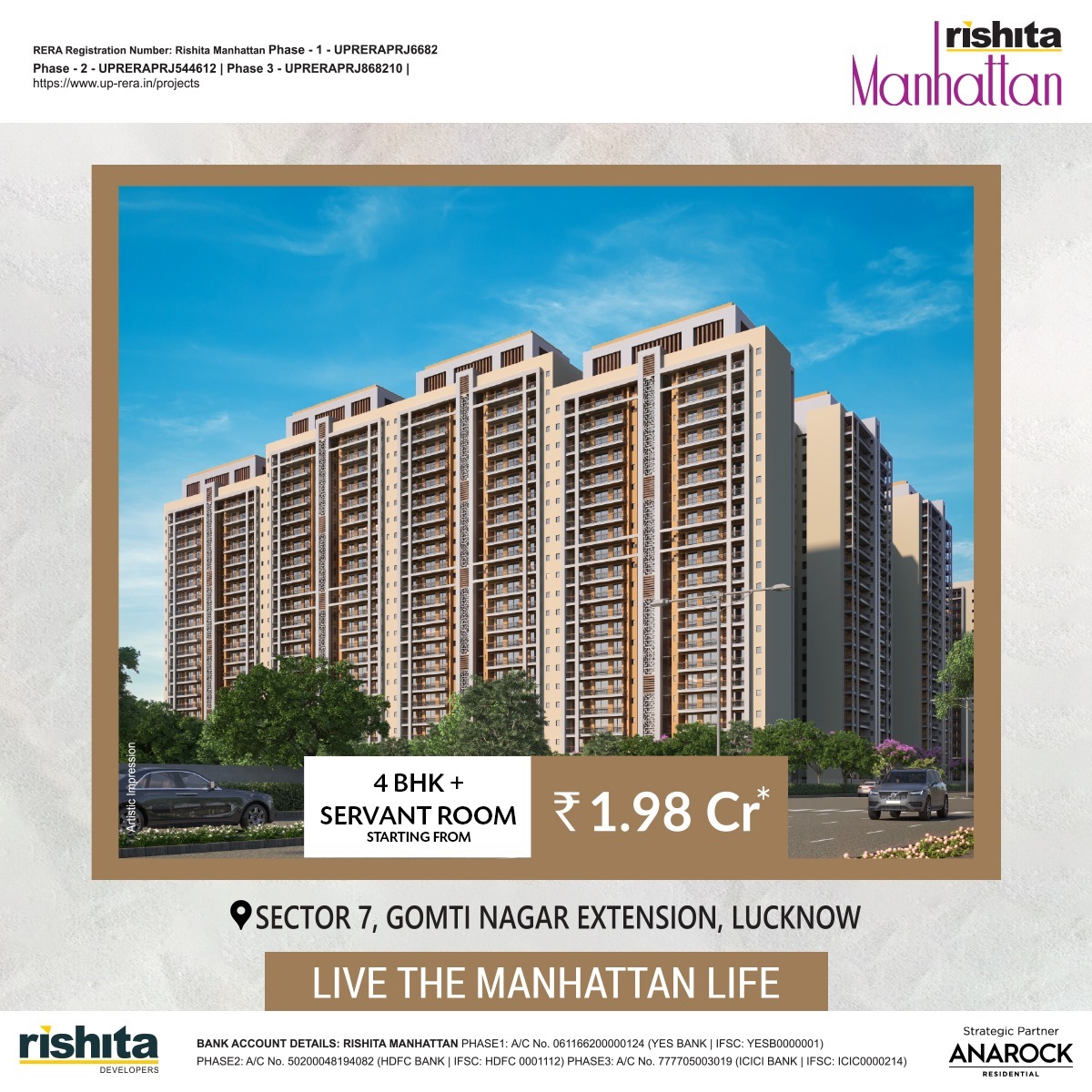 Ready to Move Luxury Flats in Lucknow | Rishita Manhattan-6