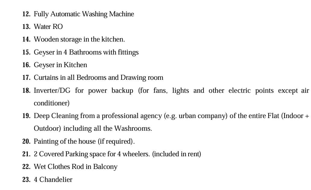 4 BHK Flats for Rent in Lucknow at Rishita Manhattan