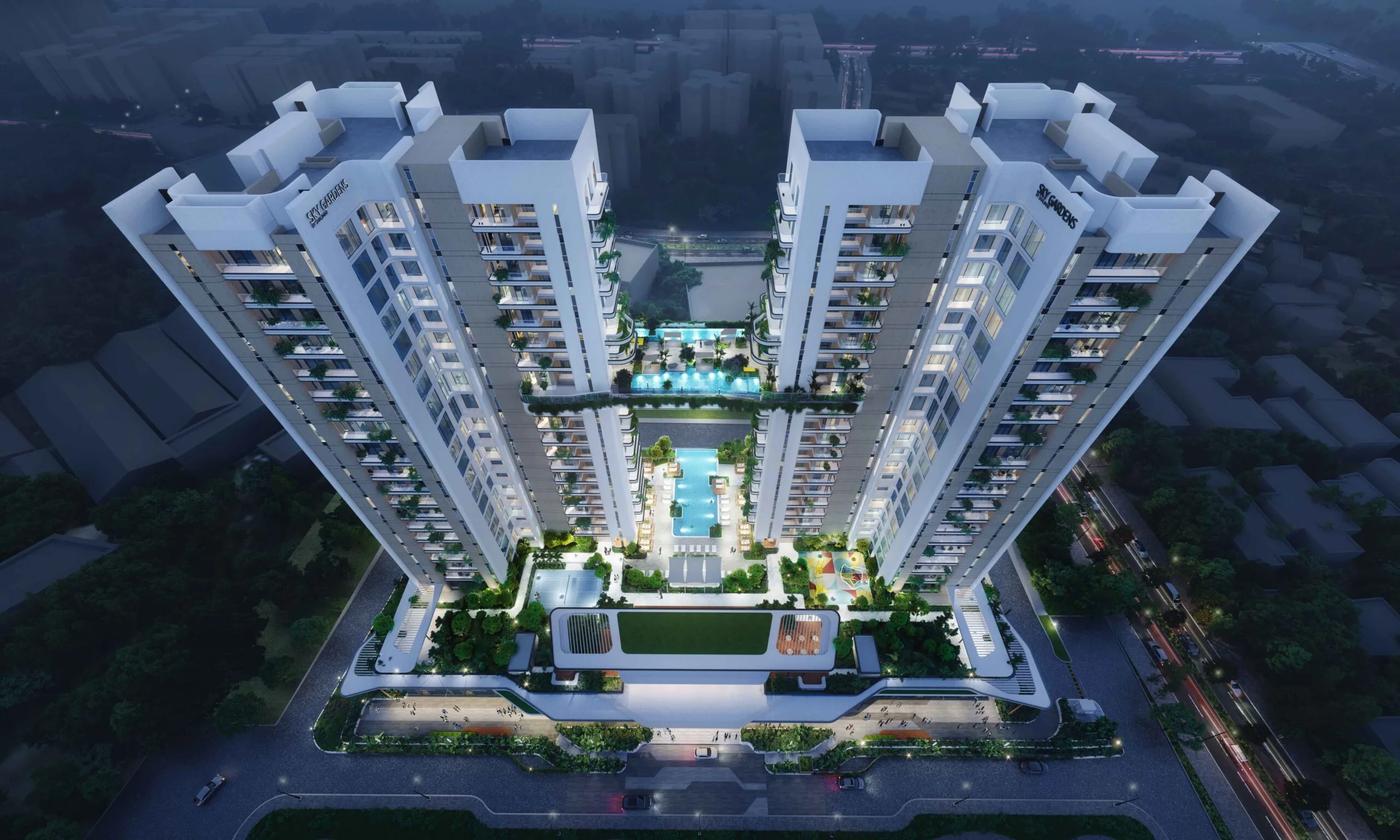3 BHK, 4 BHK & Prime 4 BHK Flats in Lucknow- Shalimar Sky Garden