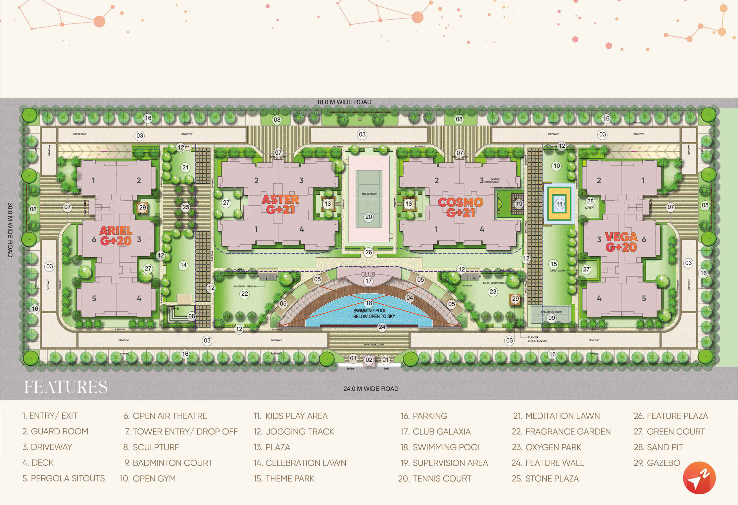 Luxury Apartments in Sushant Golf City, Lucknow