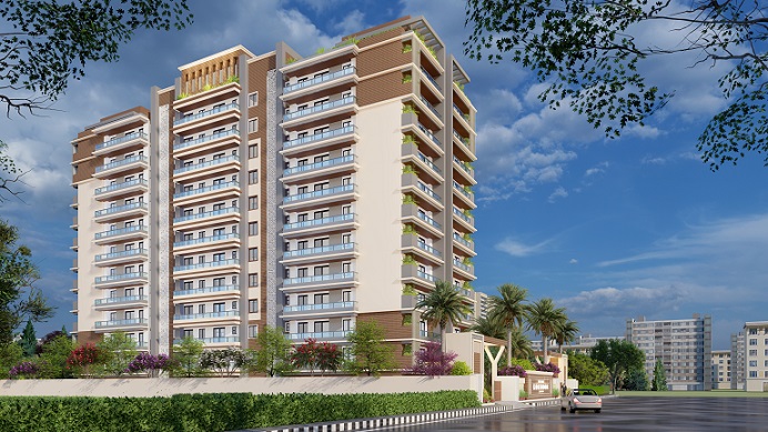 Luxury Flats for sale in Jankipuram Lucknow - The Woods Kohinoor